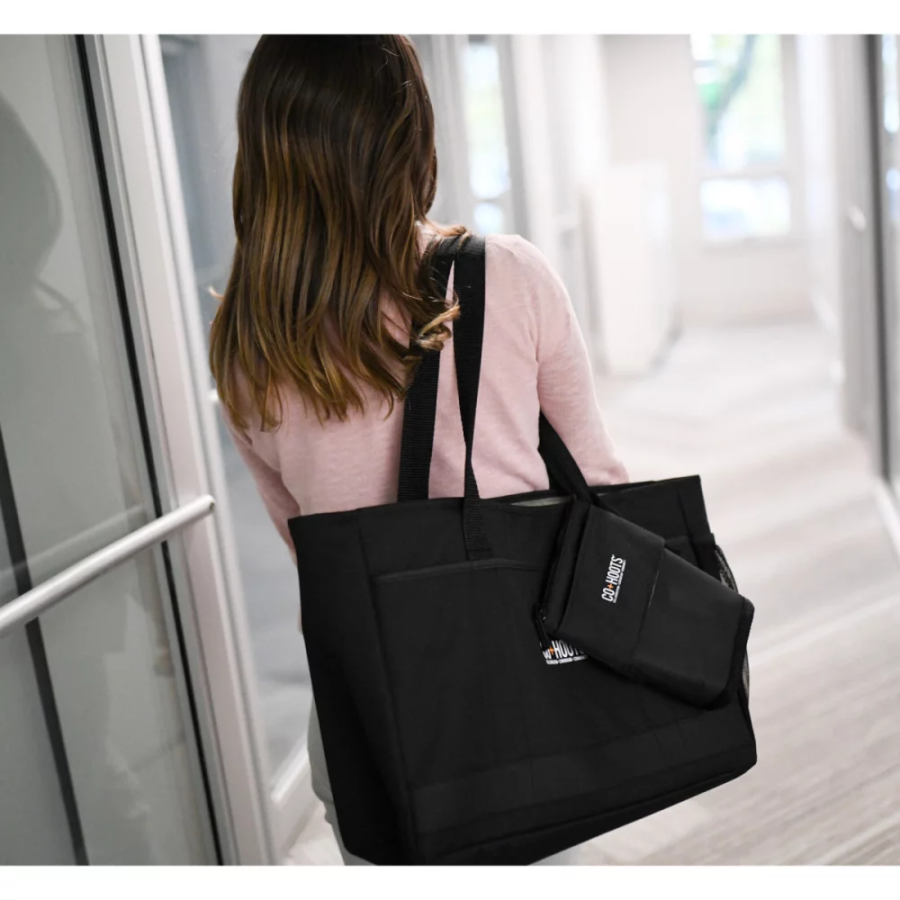 Sac pour ordinateur portable de bureau mobile - Noir