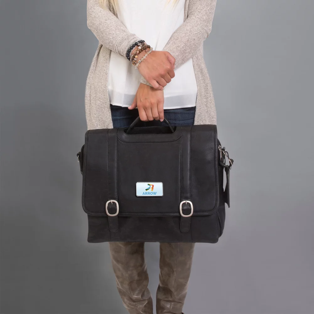 Mallette d'ordinateur en cuir Willow Rock