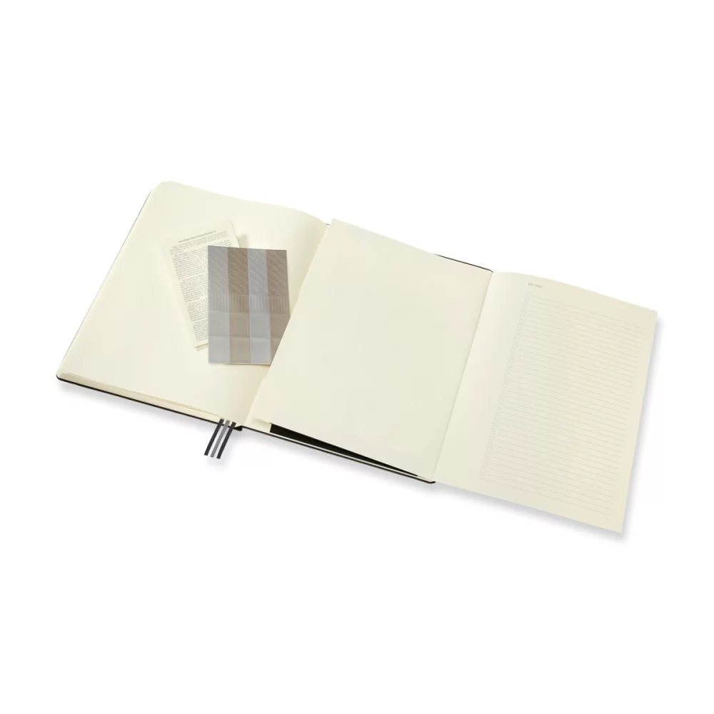 Moleskine® Planificateur de projet professionnel à couverture rigide XL à lignes - Noir