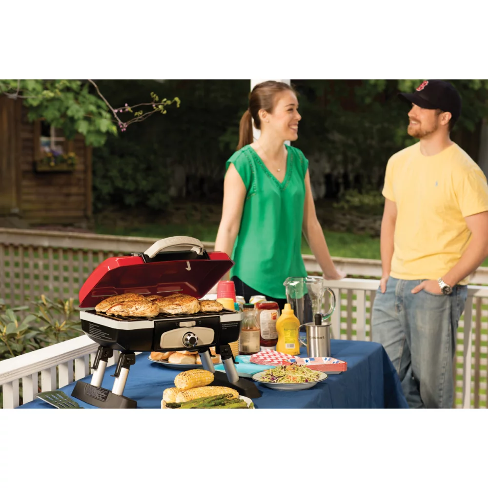 Cuisinart Outdoors® Petite Gourmet Portable Gas Grill - Red