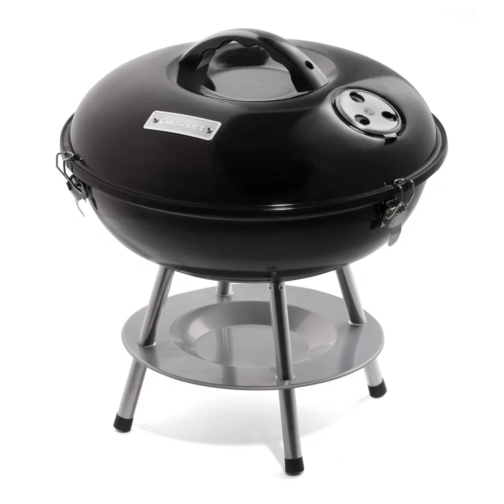 Gril au charbon de bois Cuisinart Outdoors® de 14 pouces - Noir