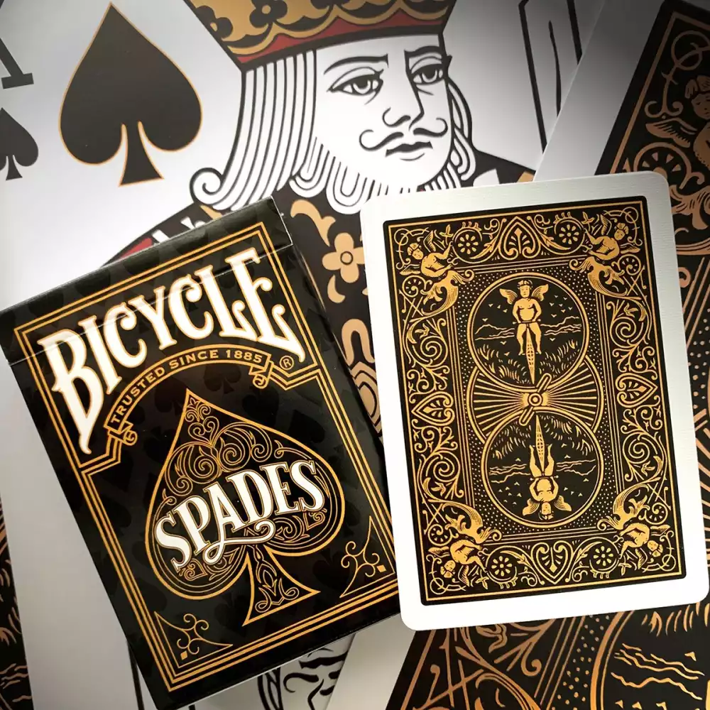 Bicycle® You're The Real Deal Spades Game Gift Set - Natural
