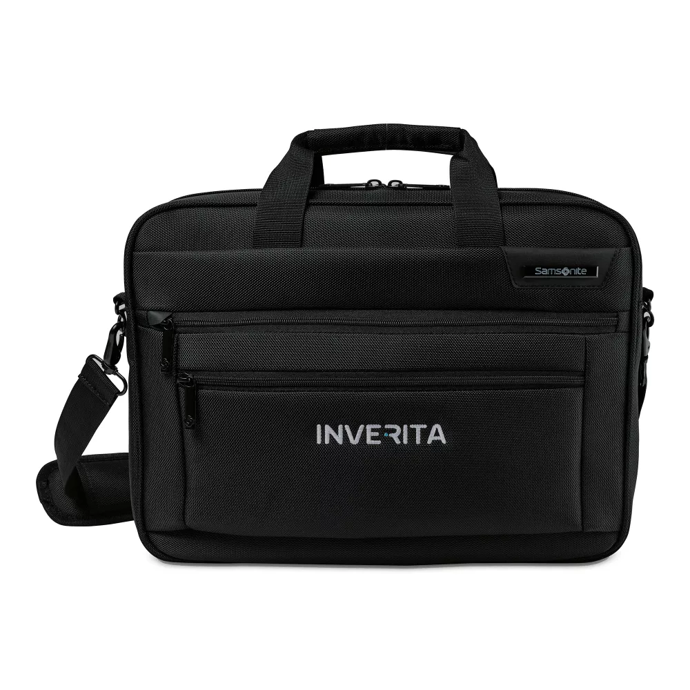 Samsonite Classic Business Perfect Fit Two Gusset Laptop Portfolio - Black