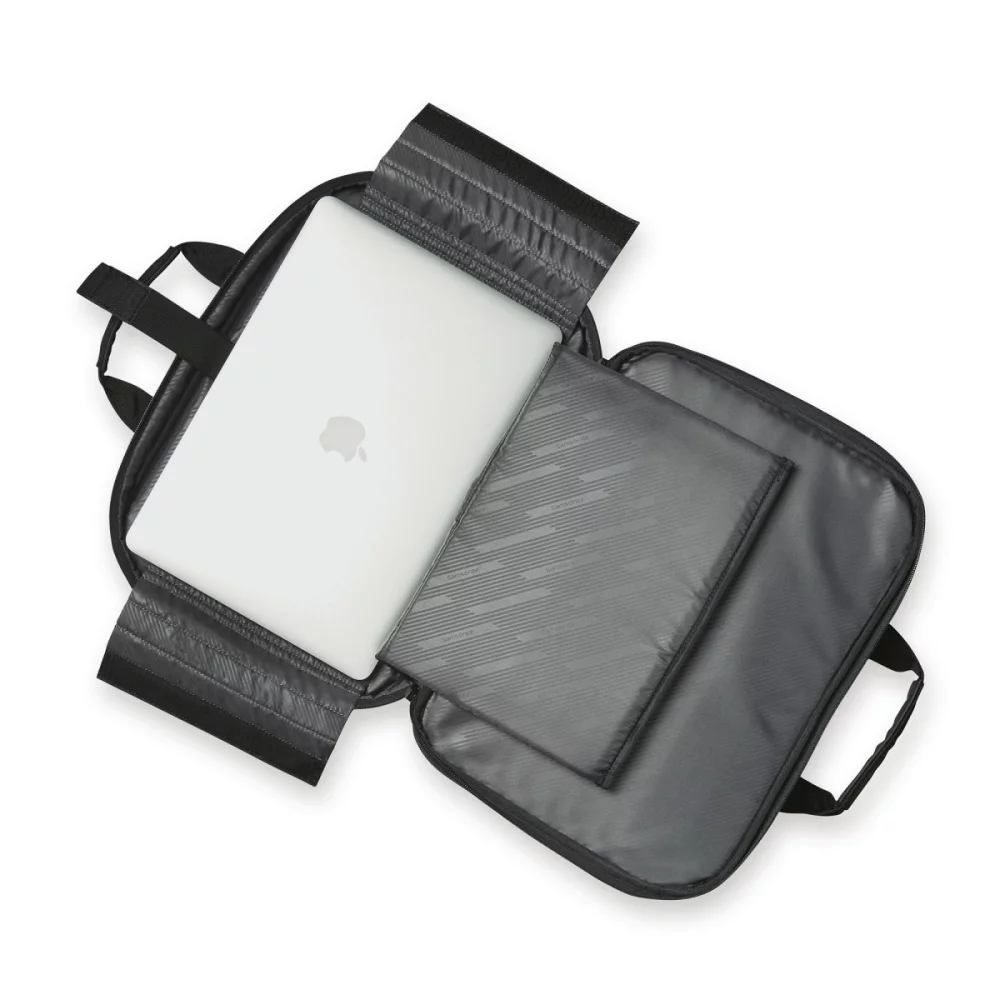 Samsonite Classic Business Perfect Fit Two Gusset Laptop Portfolio - Black