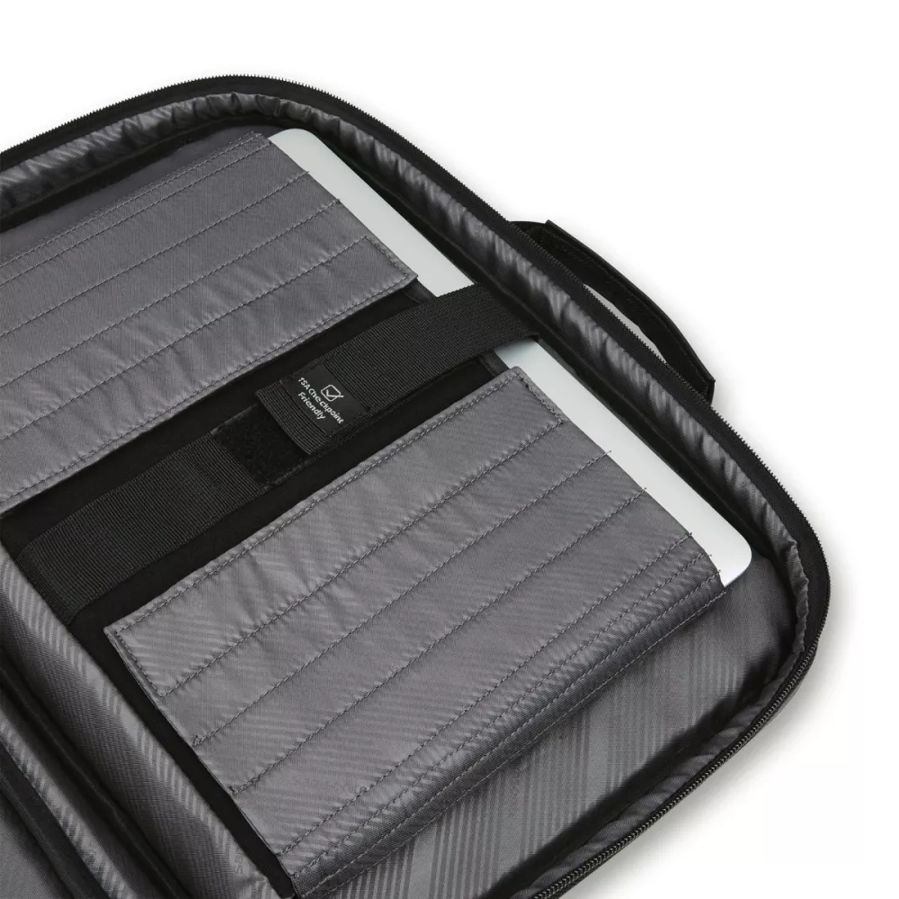 Samsonite Classic Business Perfect Fit Two Gusset Laptop Portfolio - Black