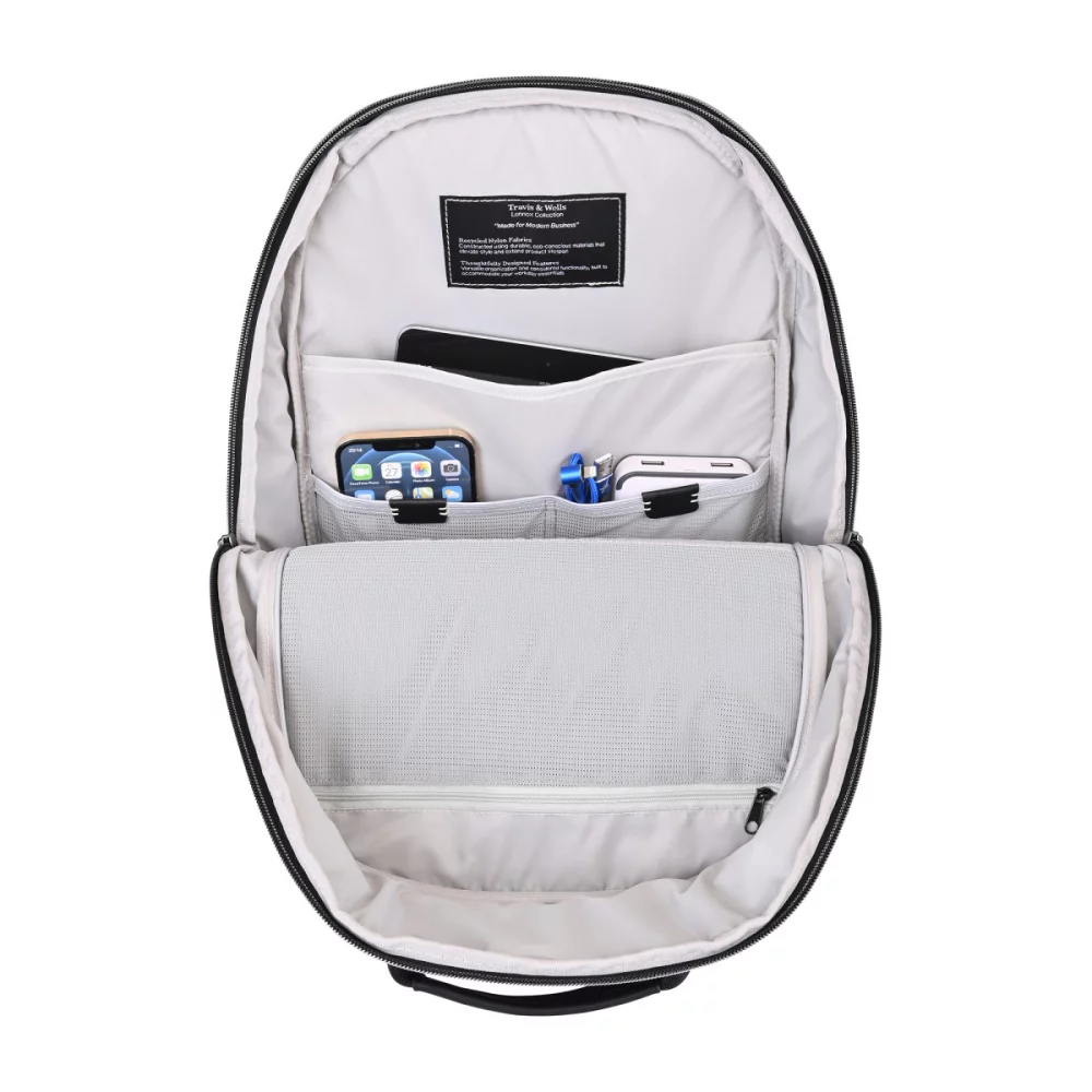 Travis & Wells® Lennox Laptop Backpack - Black