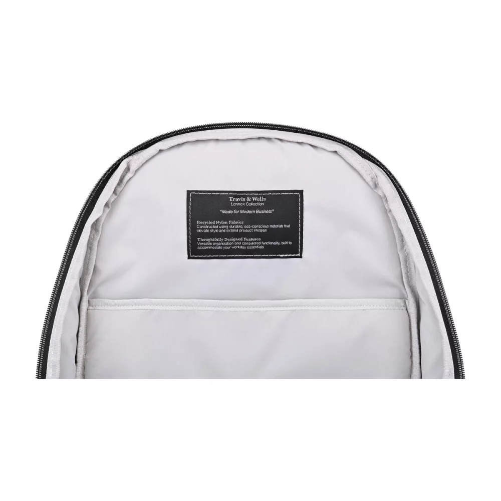 Travis & Wells® Lennox Laptop Backpack - Black
