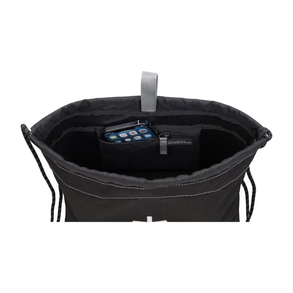 Repeat Recycled Poly Cinchpack - Medium Grey