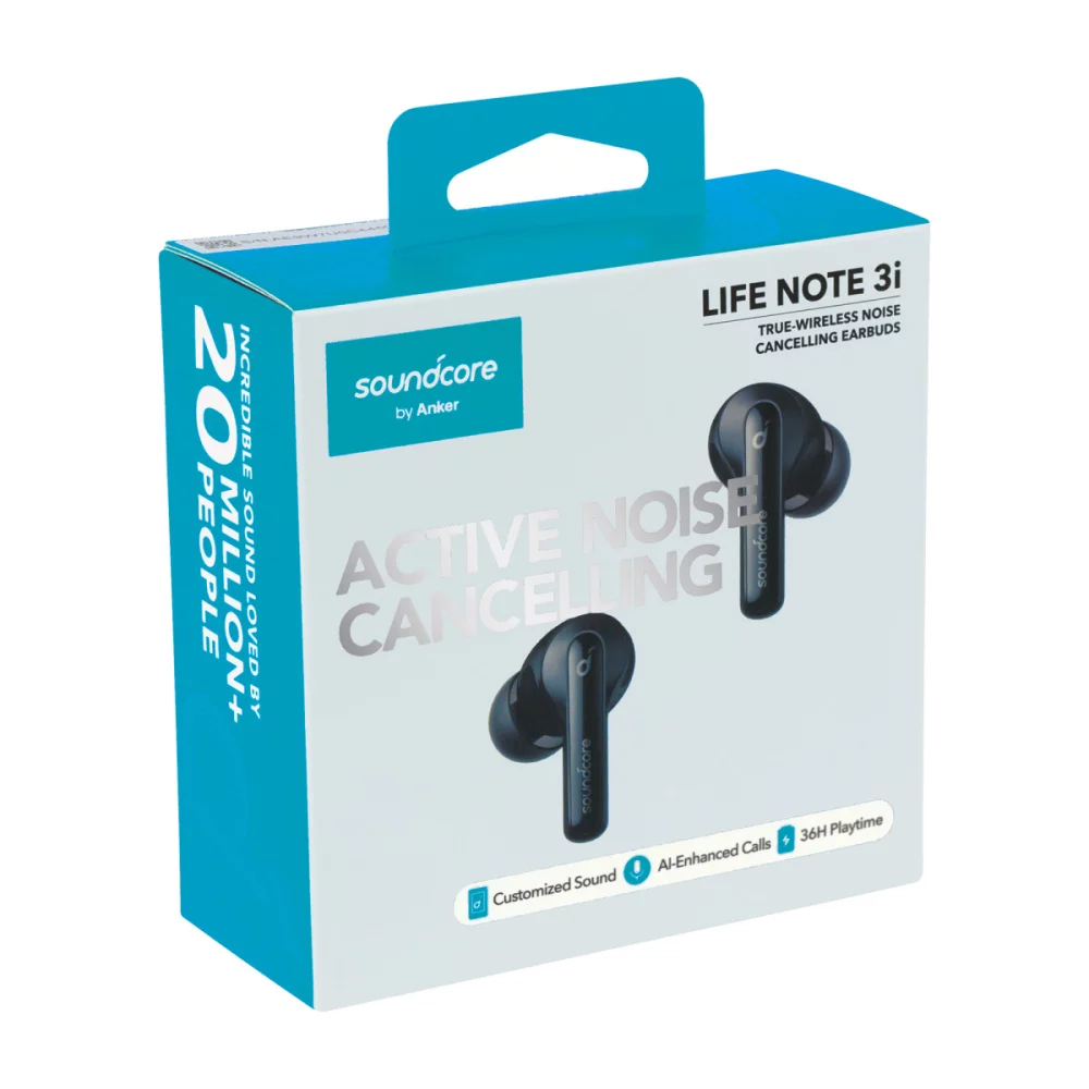 Écouteurs Bluetooth sans fil véritables Anker® Soundcore Life Note 3i - Noir