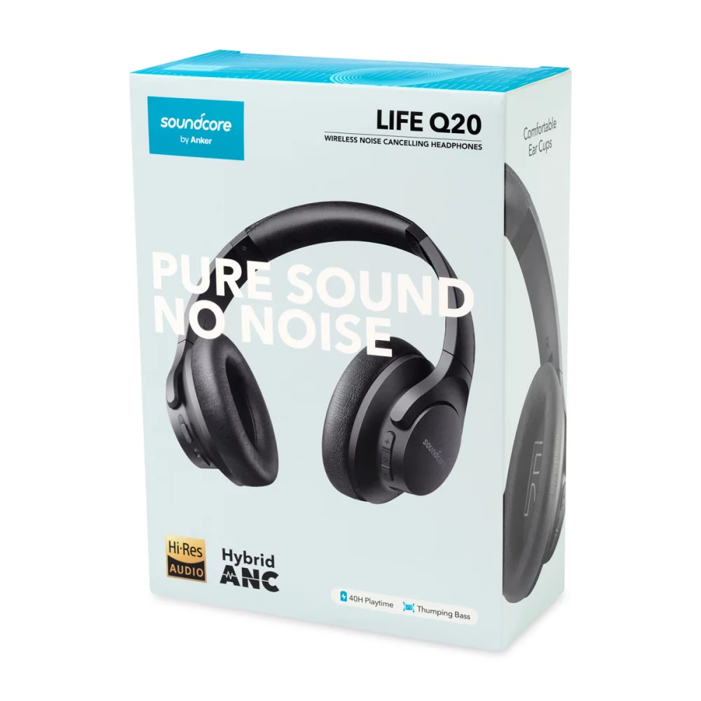 Anker® Soundcore Life Q20i Wireless Noise Cancelling Headphone - Black