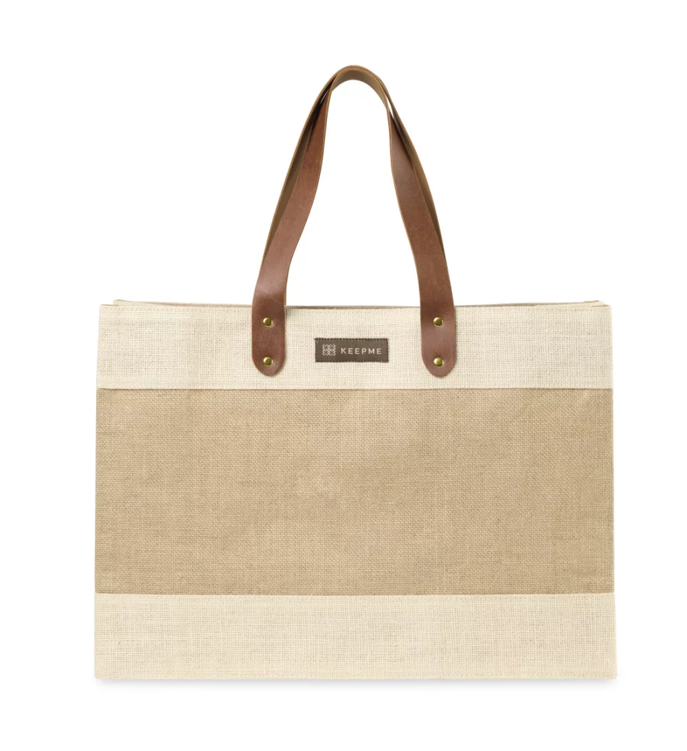 KEEPME® Jute Market Tote - Natural