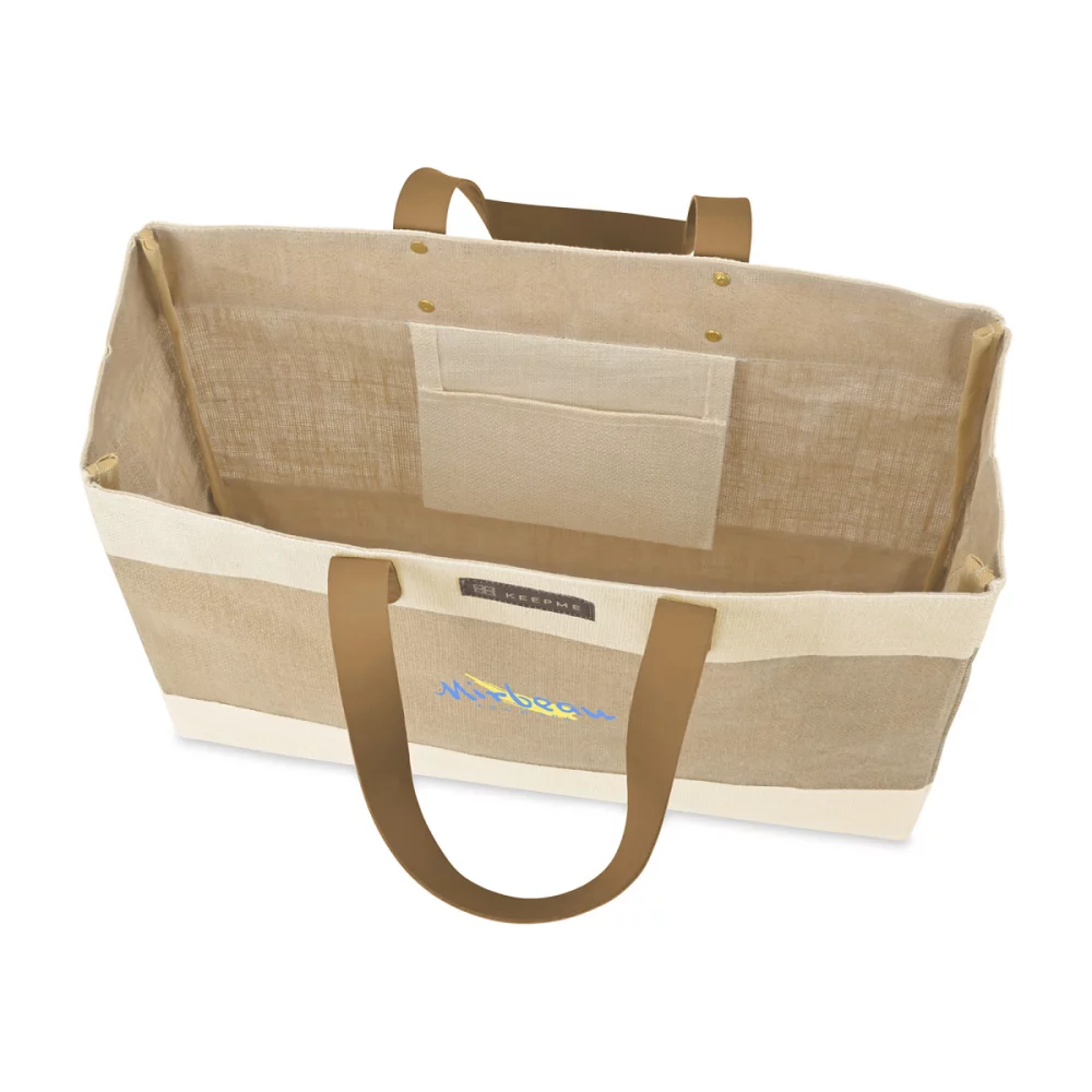 KEEPME® Jute Market Tote - Natural