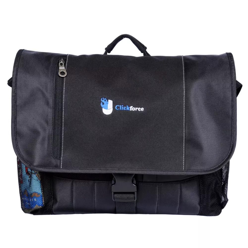 Baylor Laptop Messenger - Black