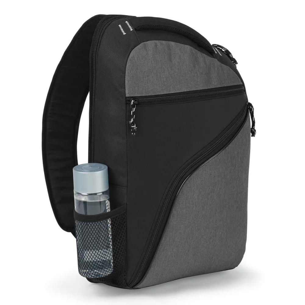 Sac à bandoulière pour ordinateur portable McKinley - Noir-Gris chiné