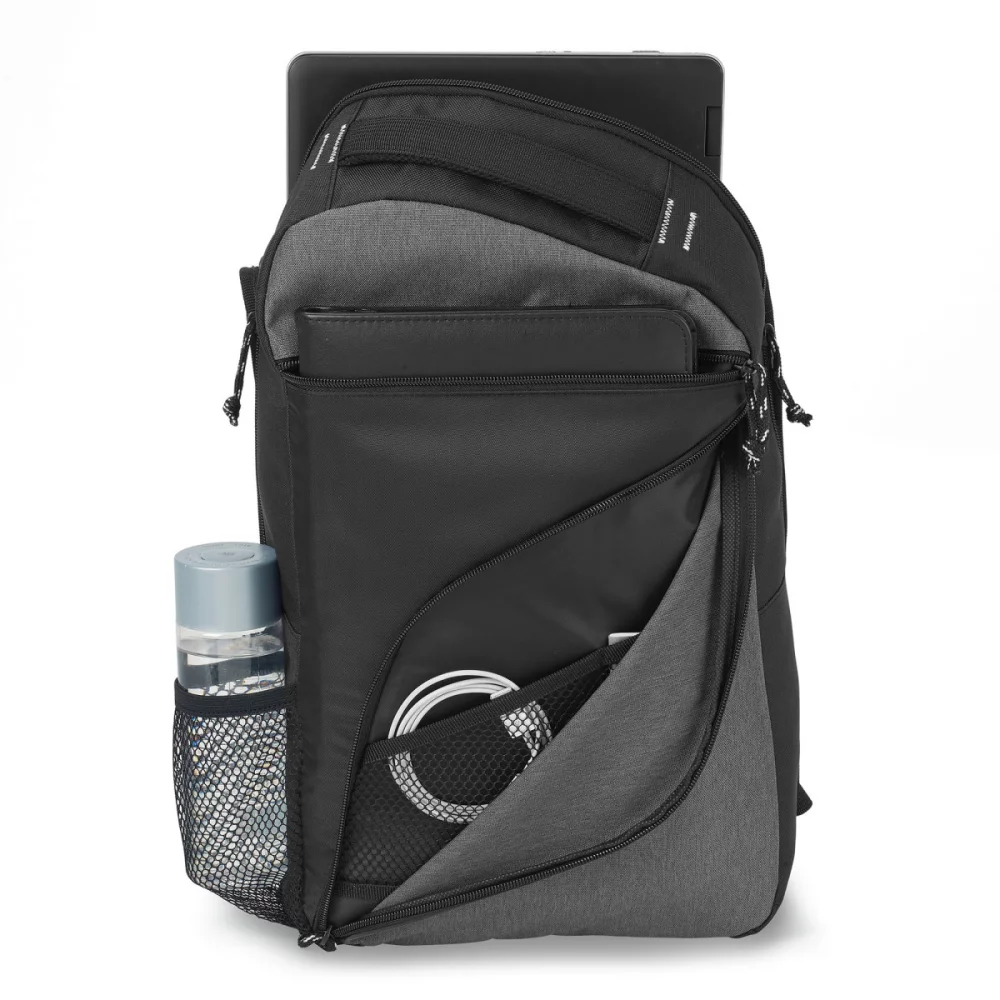 Sac à bandoulière pour ordinateur portable McKinley - Noir-Gris chiné