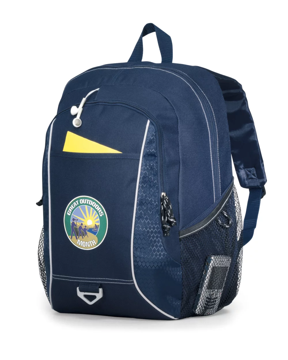 Atlas Laptop Backpack - Navy Blue