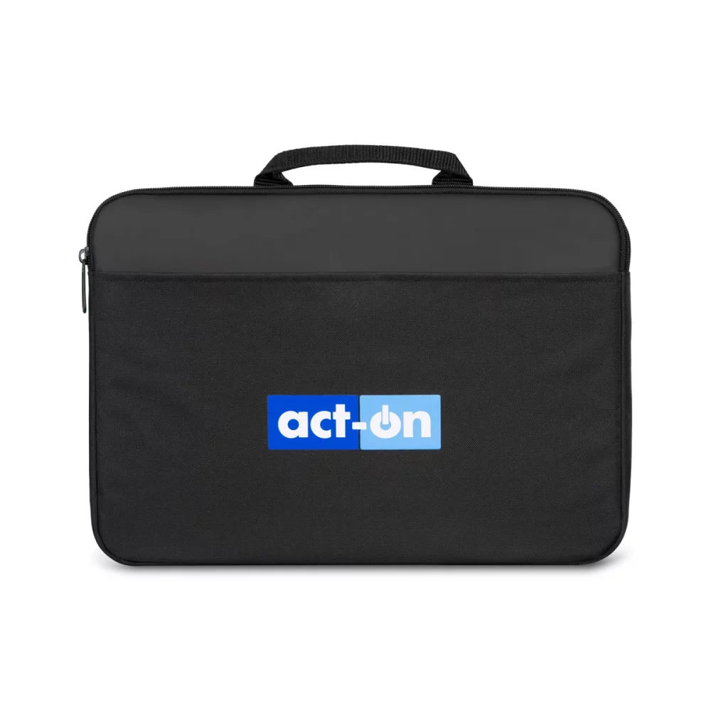 Midtown Slim Laptop Portfolio - Black