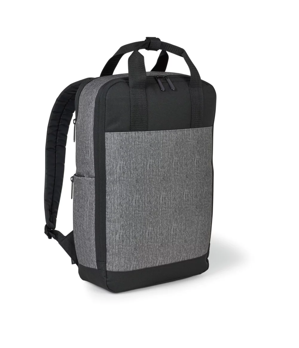 Logan Laptop Backpack - Granite Heather Grey