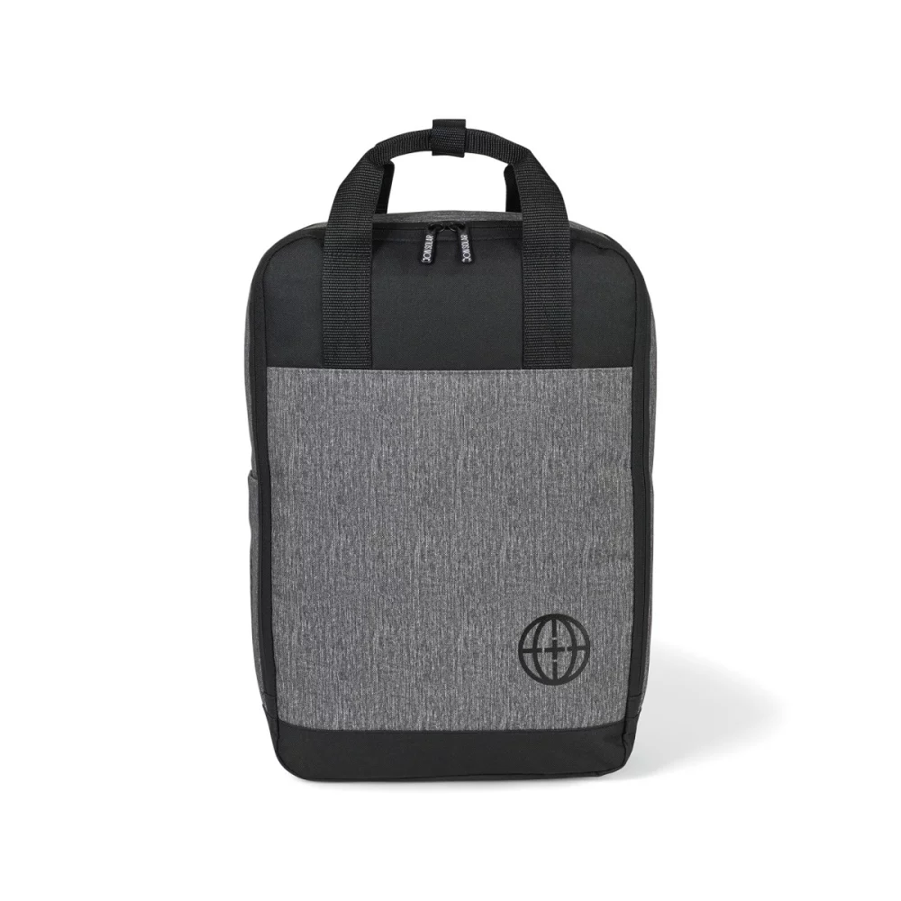 Logan Laptop Backpack - Granite Heather Grey