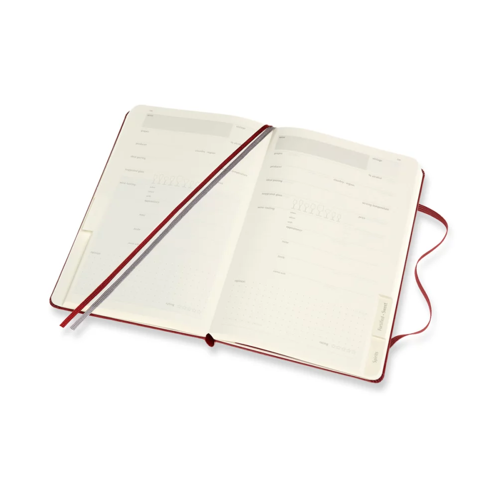Journal Moleskine® Passion - Vin - Rouge Bordeaux