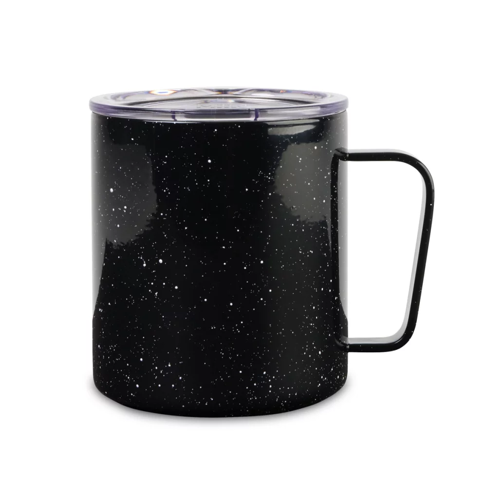 Tasse de camping isolée sous vide MiiR® - 12 oz - Éclaboussures noires