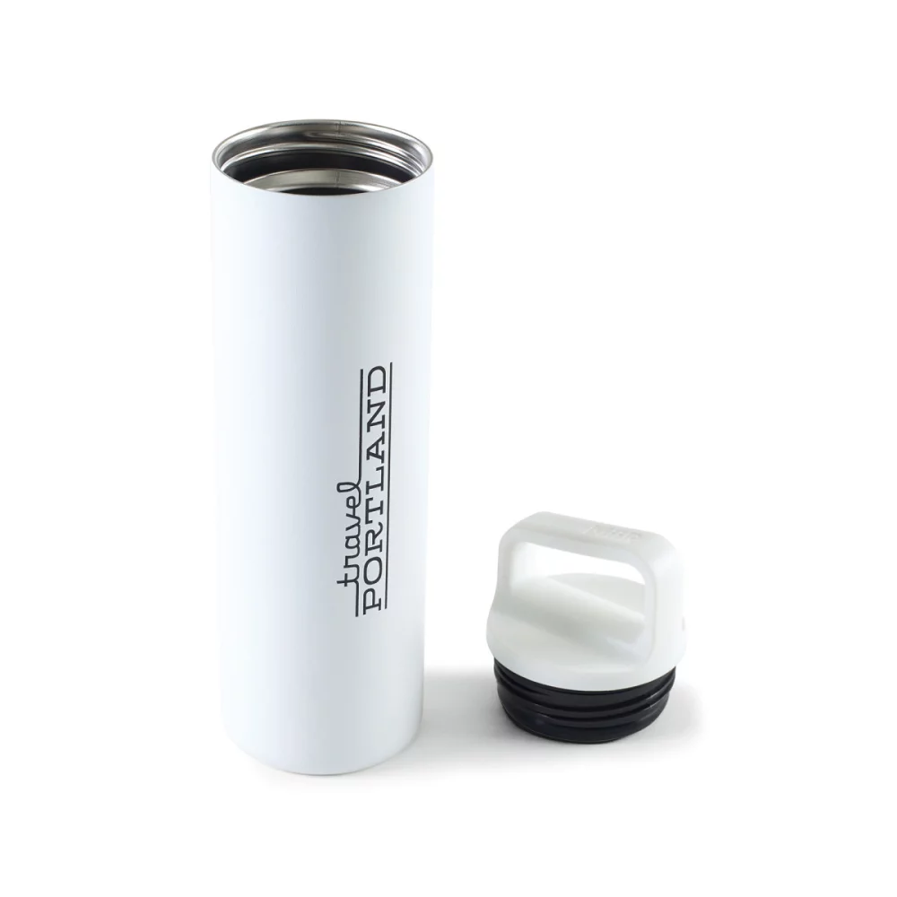 MiiR® Vacuum Insulated Wide Mouth Bottle - 20 Oz. - White Powder