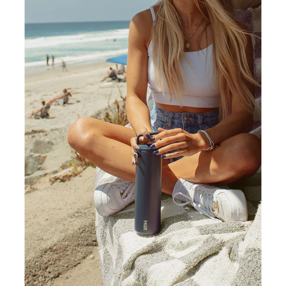MiiR® Vacuum Insulated Wide Mouth Bottle - 20 Oz. - Tidal Blue
