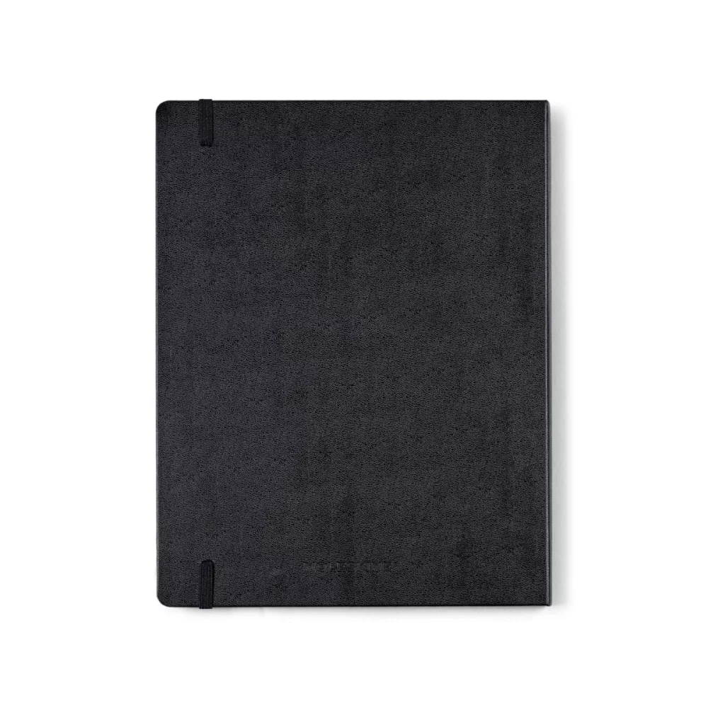 Cahier Moleskine® à couverture rigide, format XXL, ligné - Noir