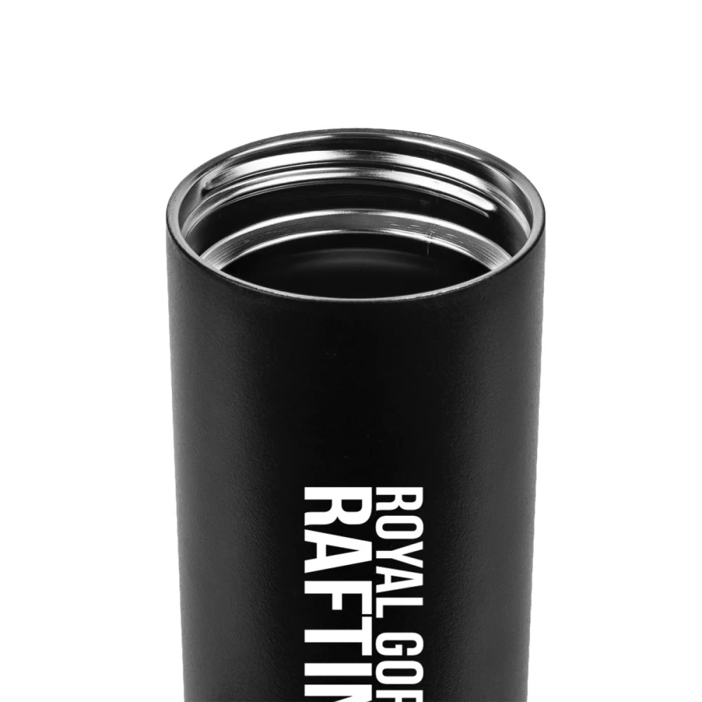 Ensemble cadeau bouteille à large ouverture et tasse de camping MiiR® - Poudre noire