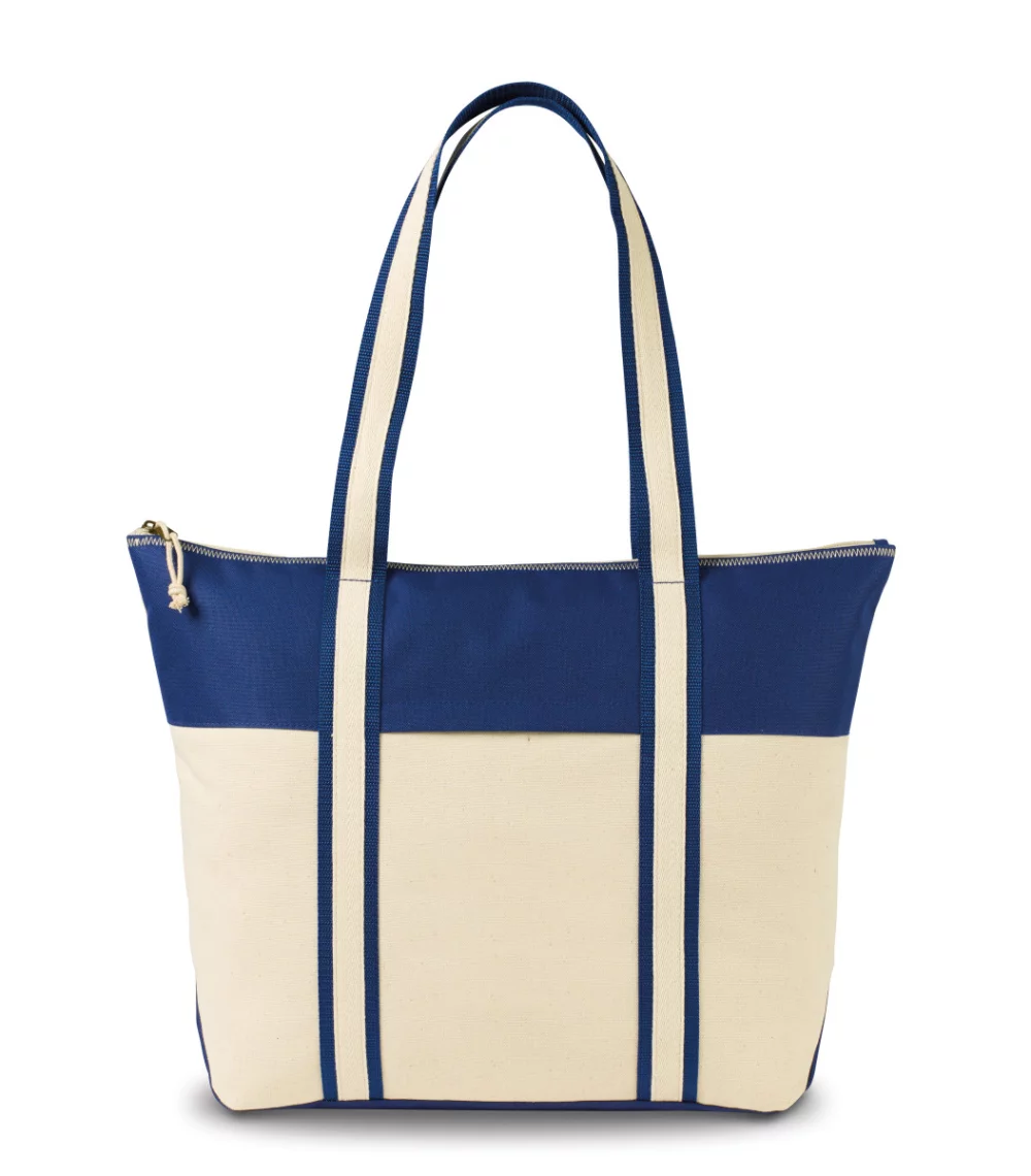 Sac de bateau en coton Nantucket - Marine