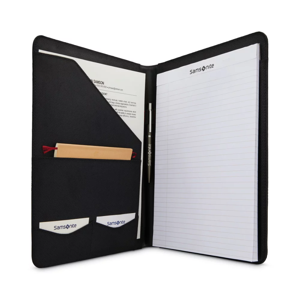 Samsonite Xenon Business Writing Pad - Black