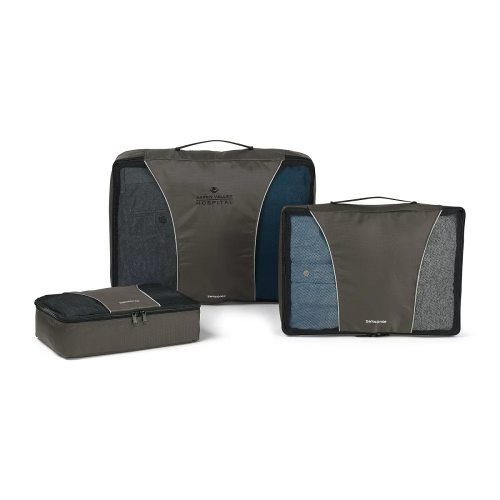 Samsonite 3 Piece Packing Cube Set - Charcoal