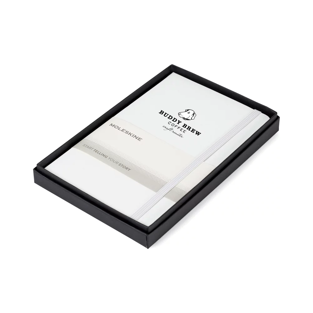 Ensemble-cadeau de carnet de notes moyen Moleskine® - Blanc