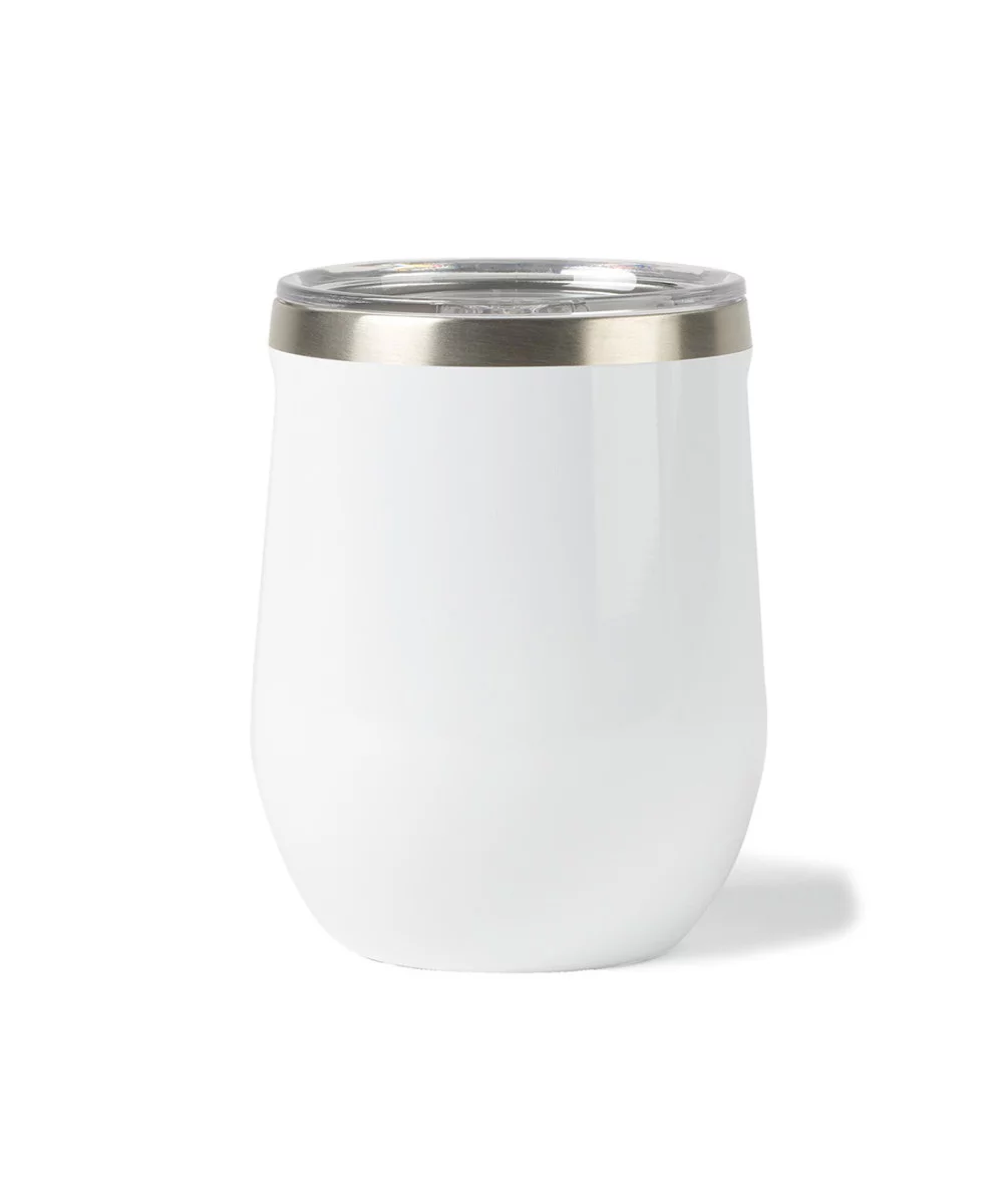 CORKCICLE® Stemless Wine Cup - 12 Oz. - Gloss White