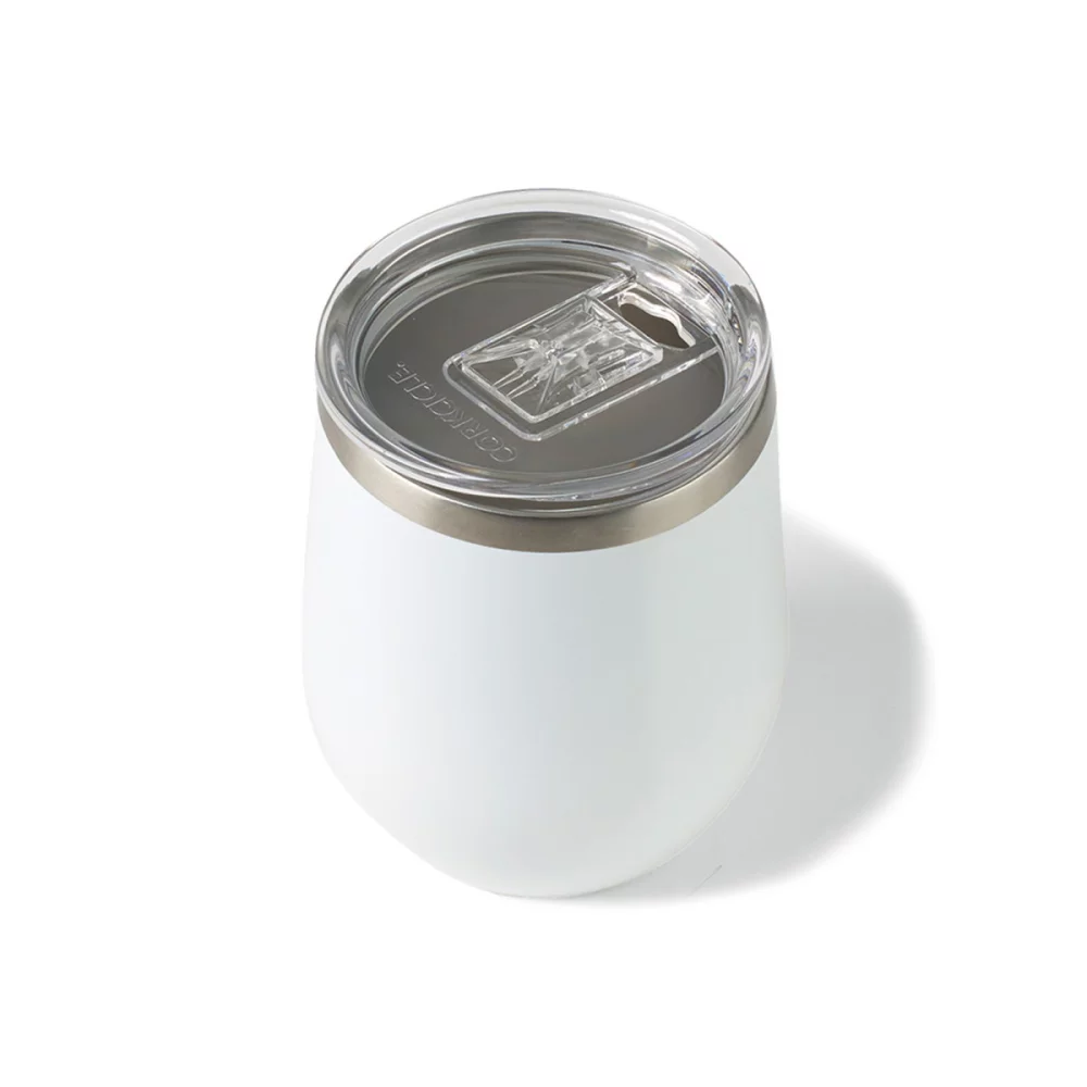 CORKCICLE® Stemless Wine Cup - 12 Oz. - Gloss White