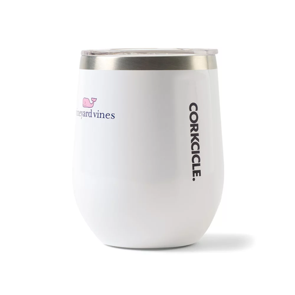 CORKCICLE® Stemless Wine Cup - 12 Oz. - Gloss White