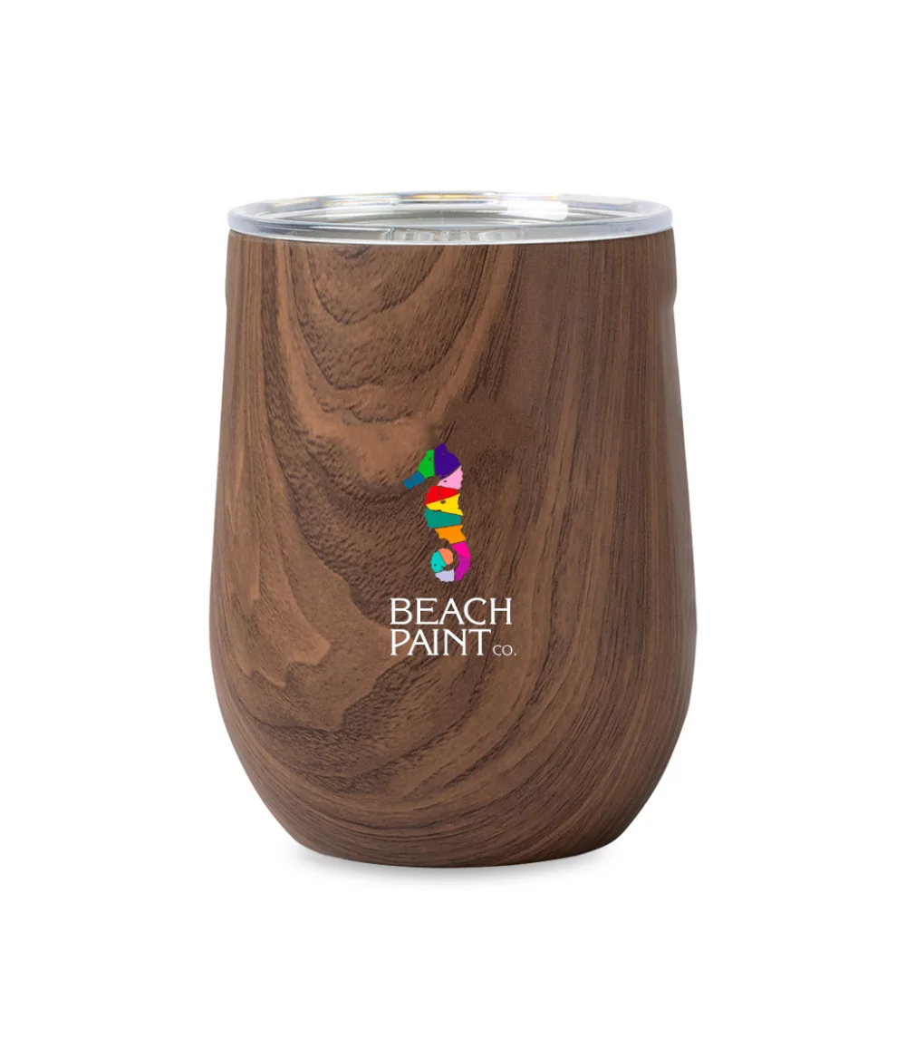 CORKCICLE® Stemless Wine Cup - 12 Oz. - Walnut