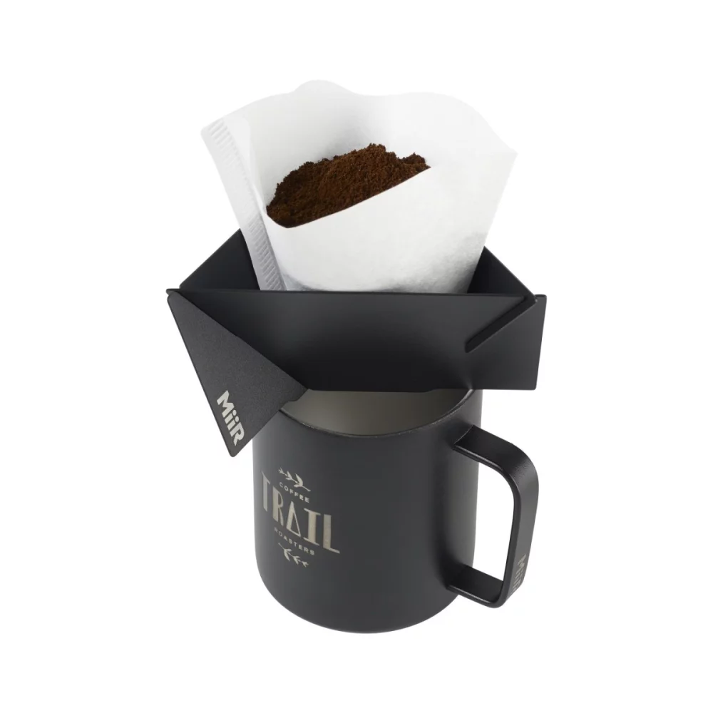 Ensemble cadeau MiiR® Pourigami™ & Camp Cup - Poudre noire