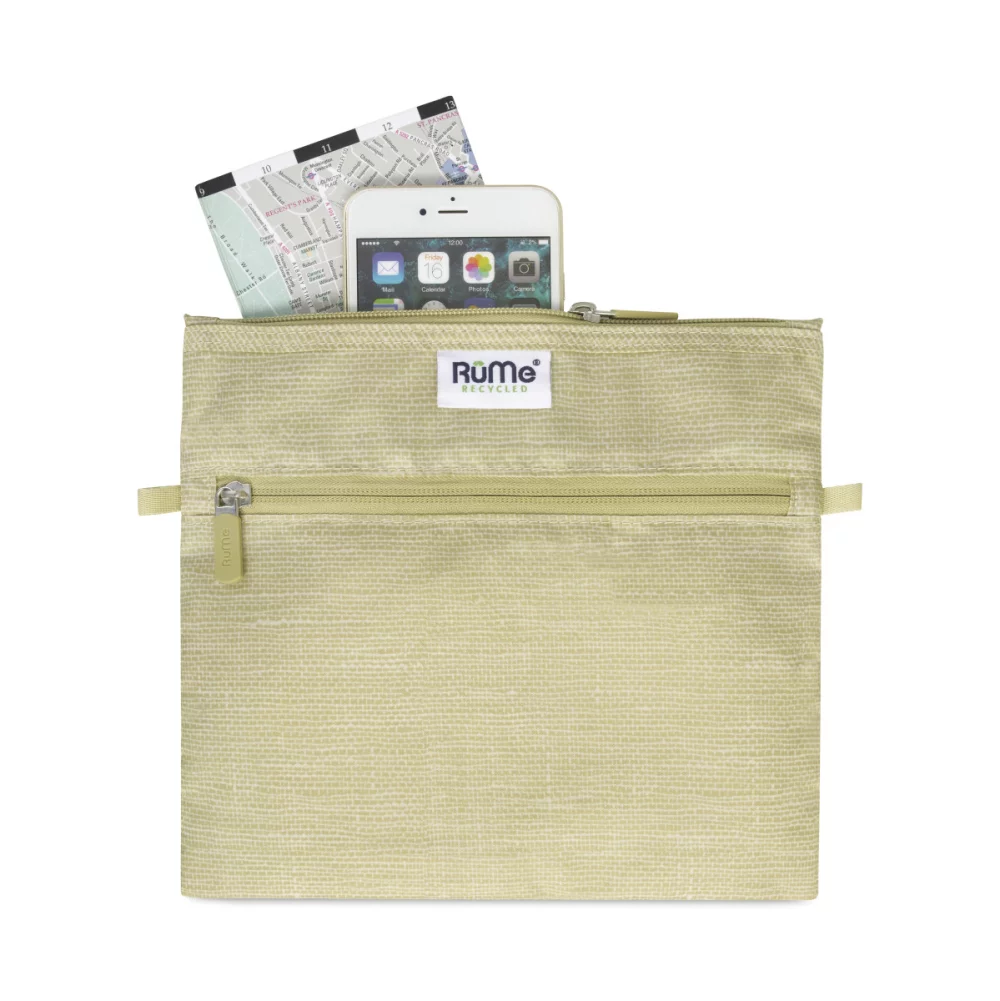 RuMe® Recycled Pouch - Burlap