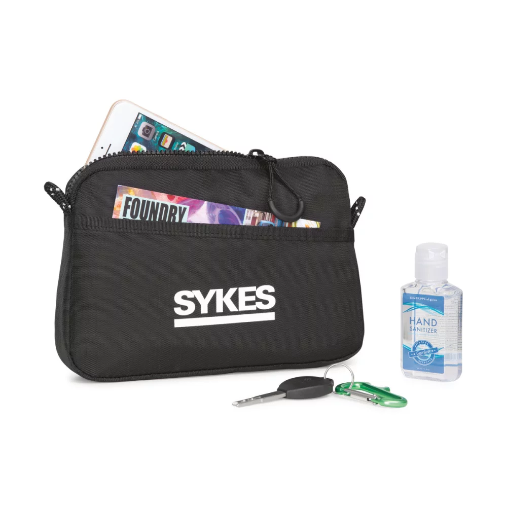 Remmy Wipeable Zippered Pouch - Black