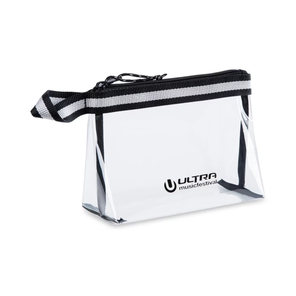 Sigma Clear Zippered Pouch - Clear