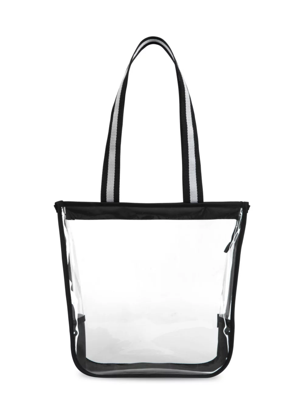 Sigma Clear Zippered Tote - Clear