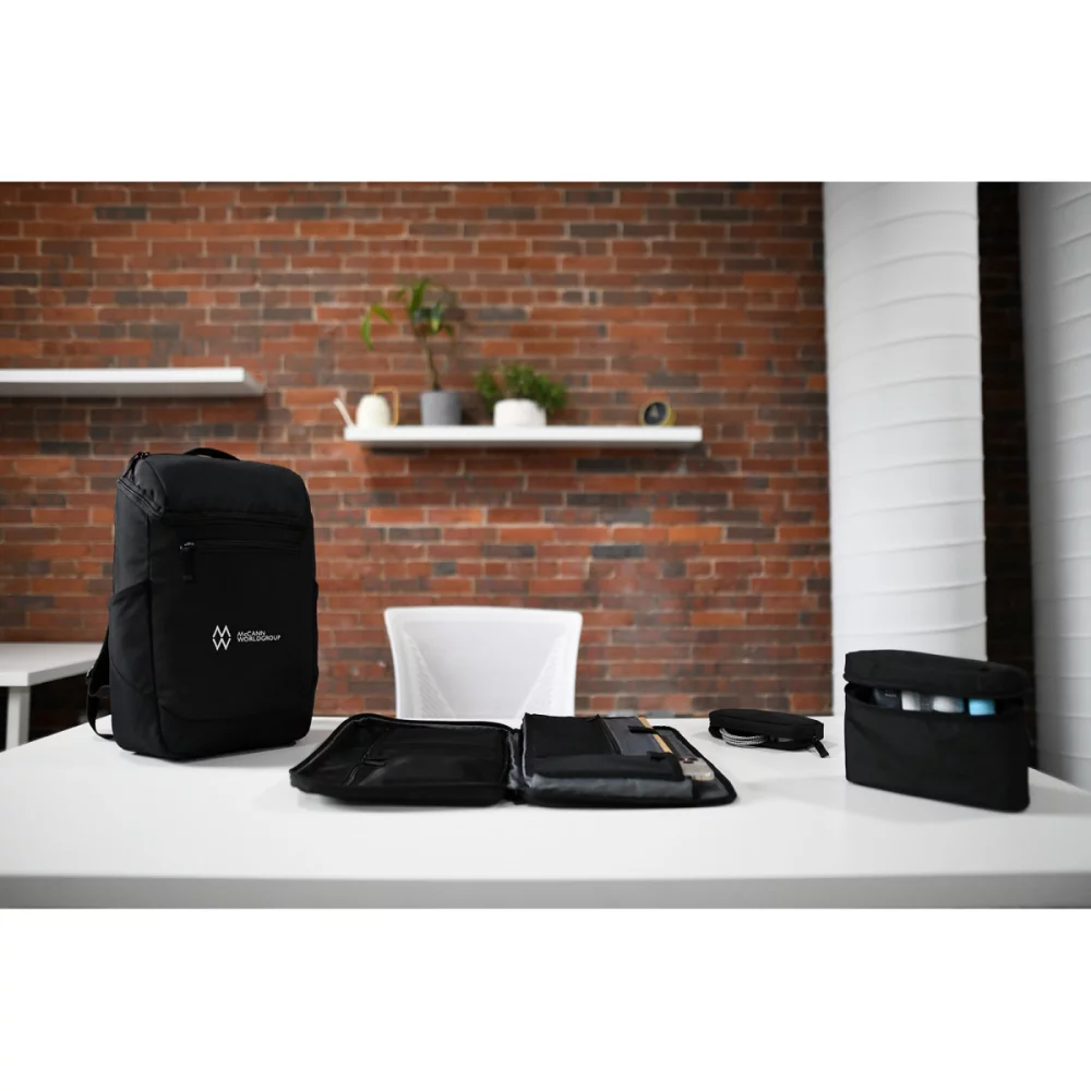 Mobile Professional Laptop Backpack - Black