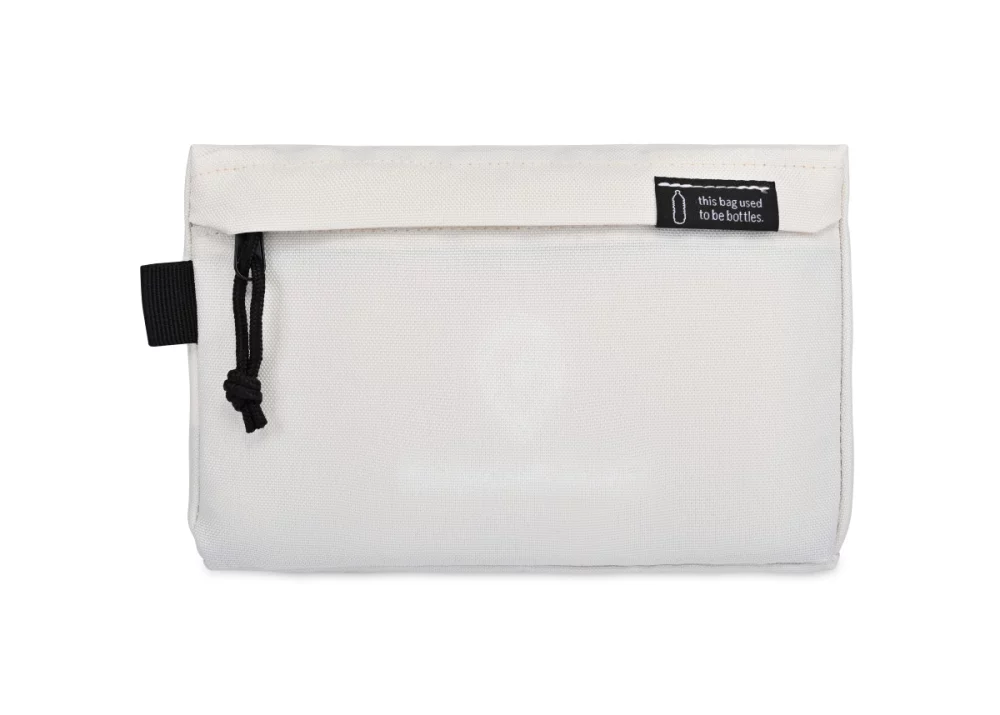 Renew rPET Zippered Pouch - Cream