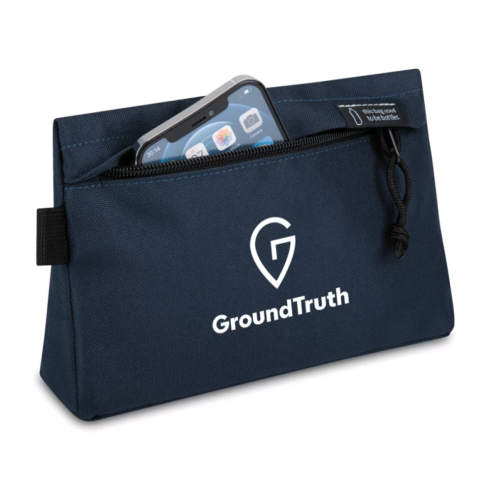Renew rPET Zippered Pouch - Navy