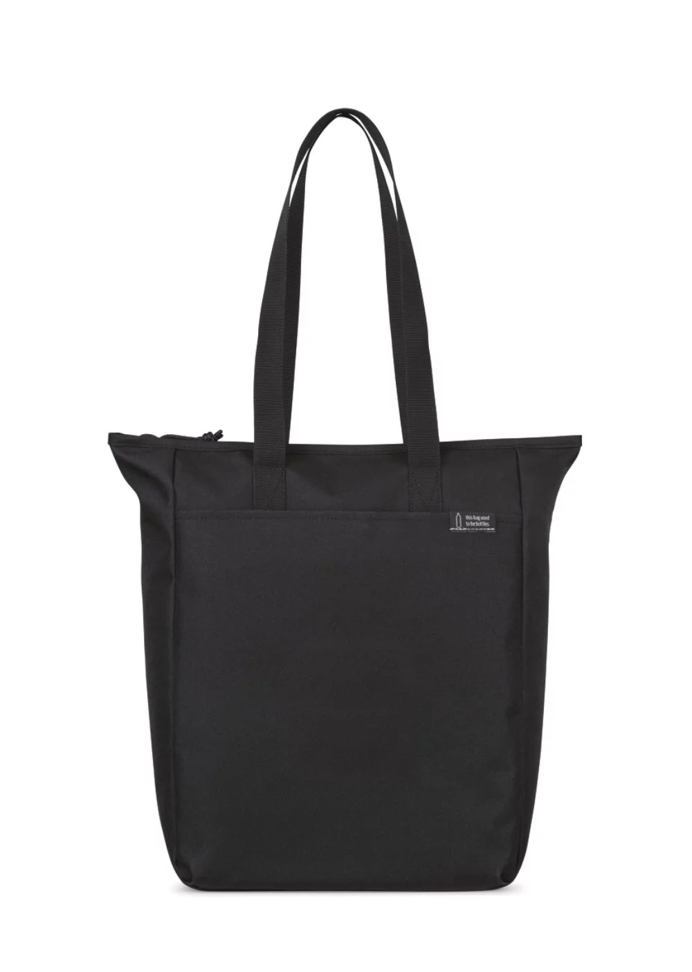 Renew rPET Zippered Tote - Black