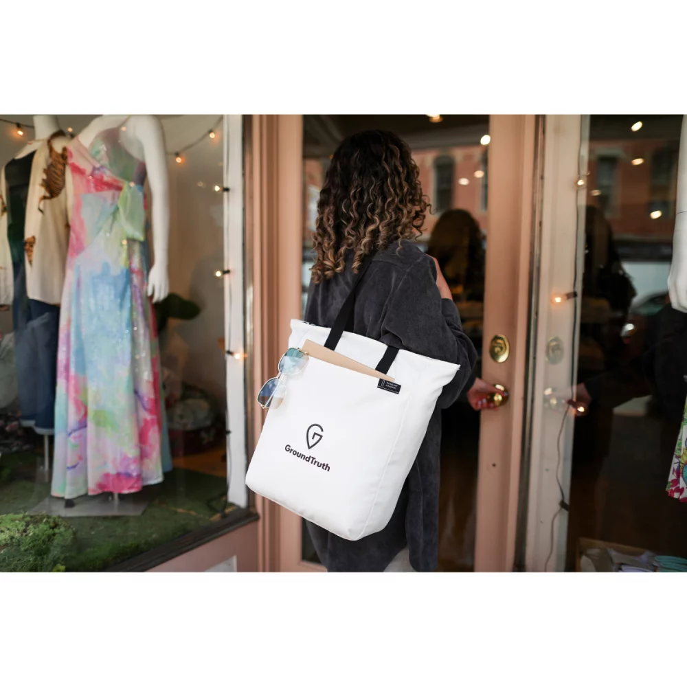 Renew rPET Zippered Tote - Cream