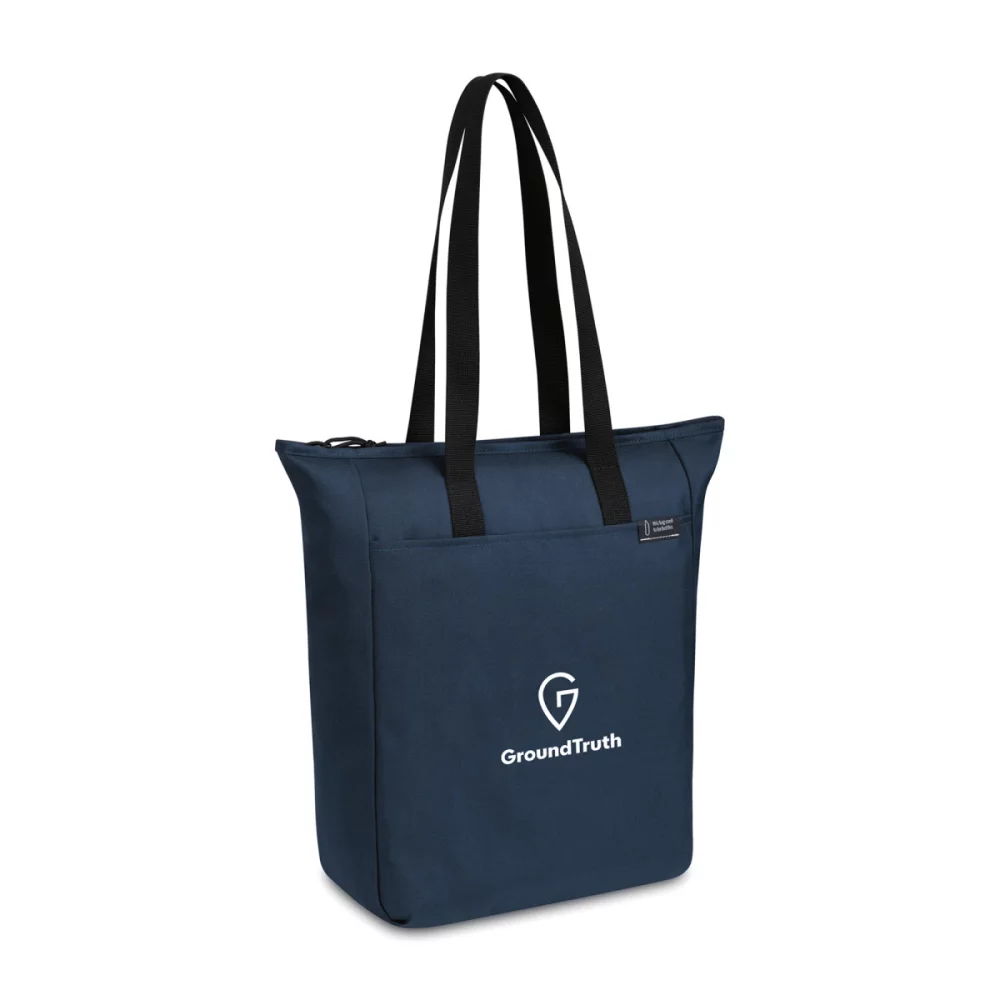 Renew rPET Zippered Tote - Navy