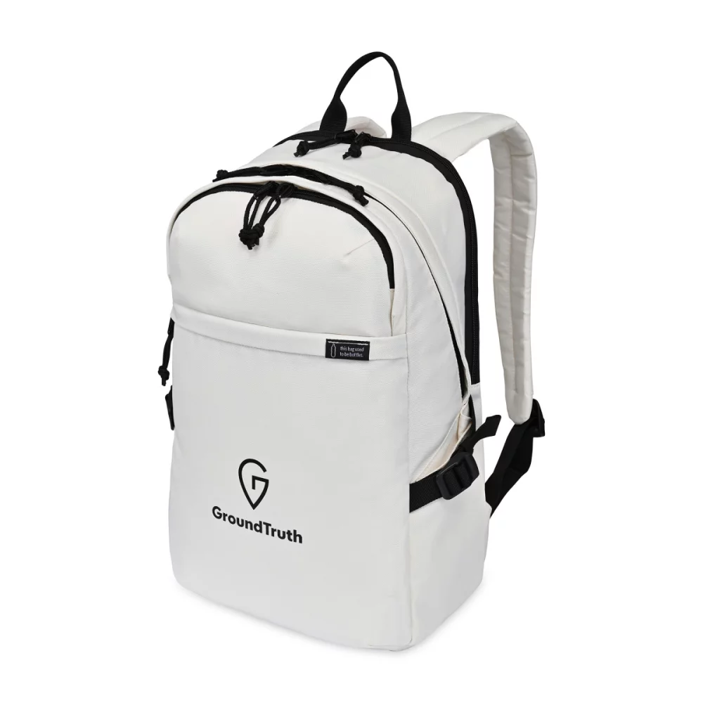 Renew rPET Laptop Backpack - Cream