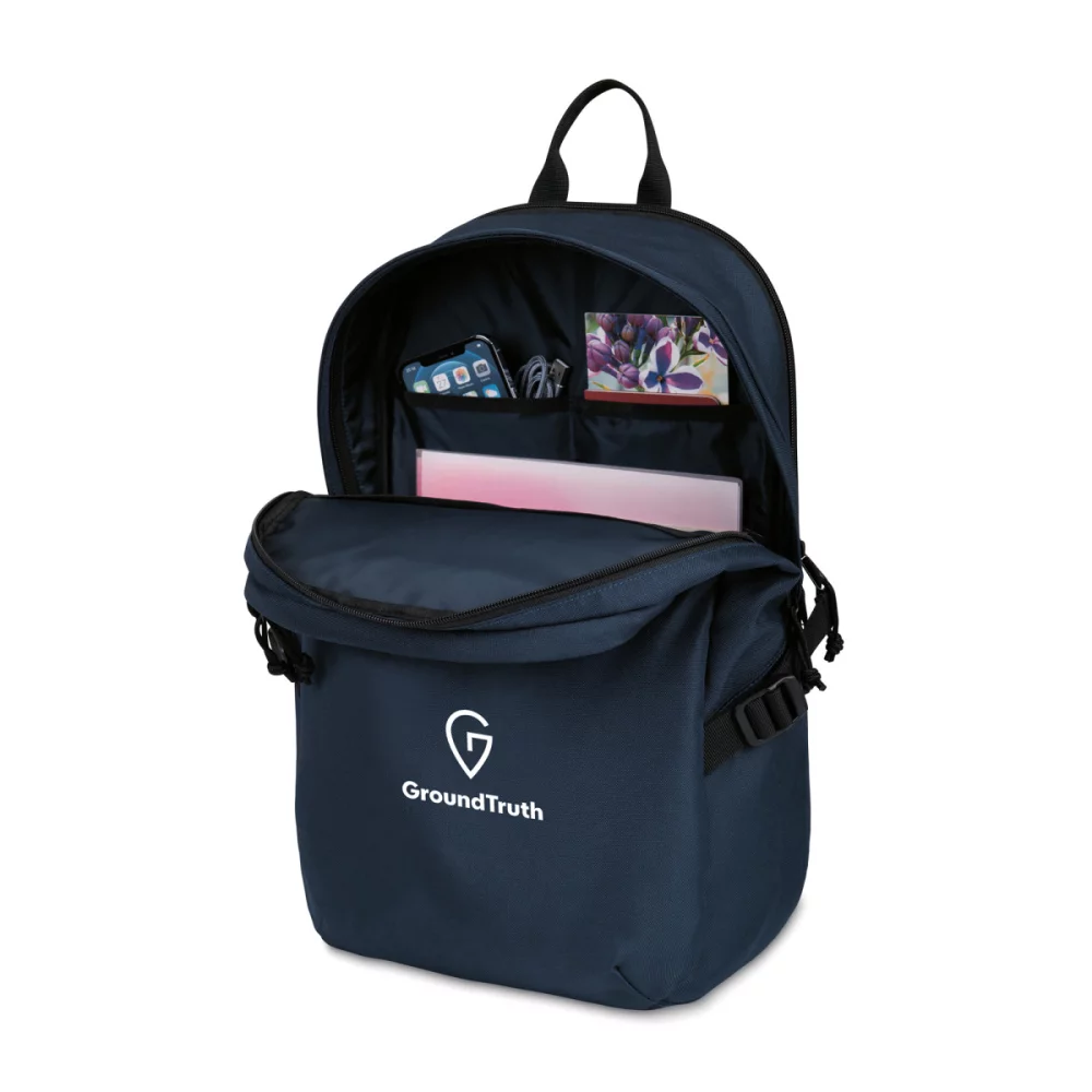 Renew rPET Laptop Backpack - Navy